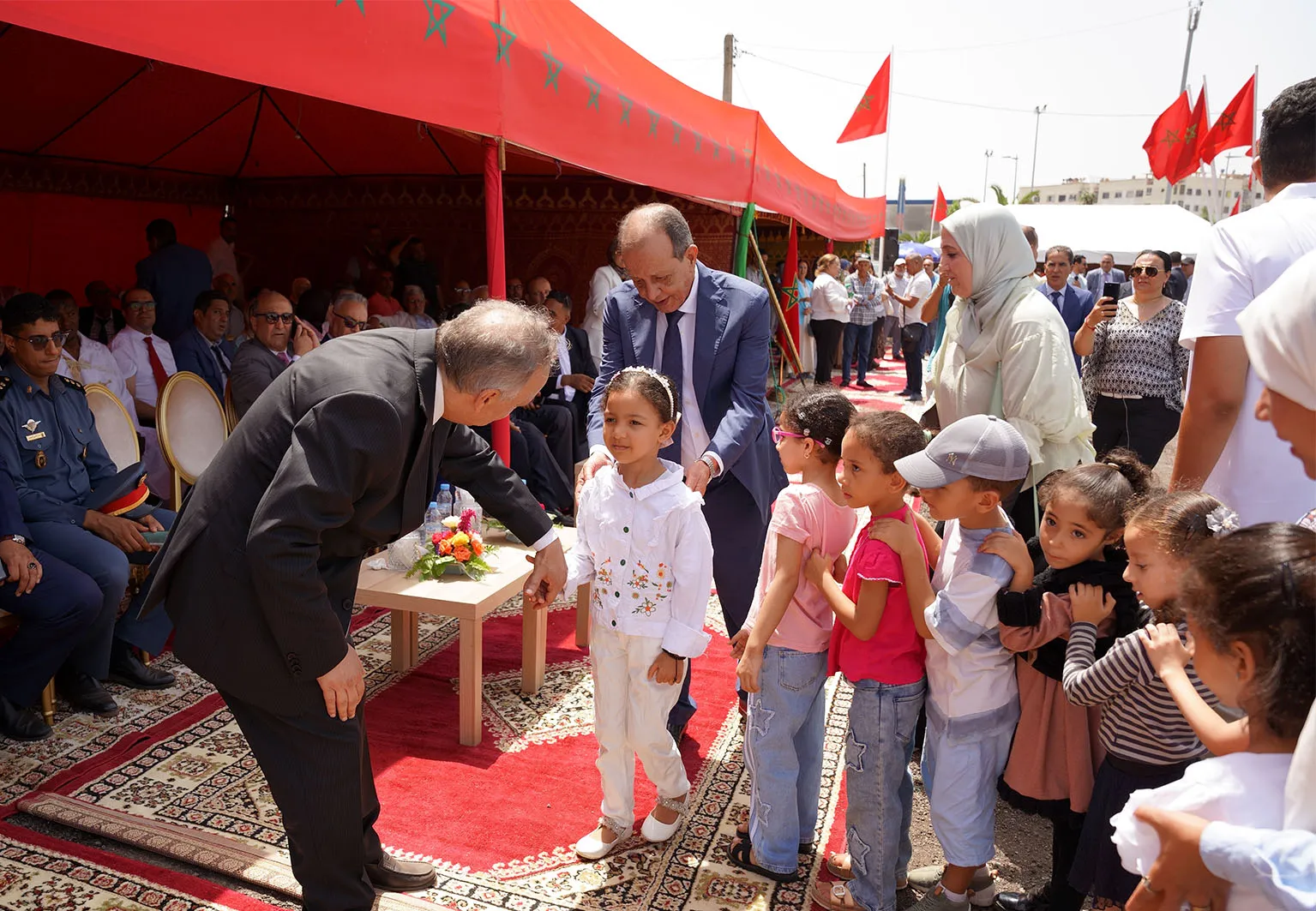 حفل إفتتاح لأشغال بعين حرودة
